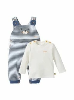 Rabatt 😉 Bekleidung Bornino 2-tlg. Set Latzhose Und 👕 Shirt Bär In Blau Günstig Kaufen 🛒 -Günstiges bornino Geschäft bornino 2 tlg set latzhose und shirt bar in blau 2