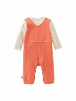 Coupon 🧨 Bekleidung Bornino 2-tlg. Set Latzhose Und 👚 Shirt Gepard In Orange Günstig Kaufen 🧨 -Günstiges bornino Geschäft bornino 2 tlg set latzhose und shirt gepard in orange 1