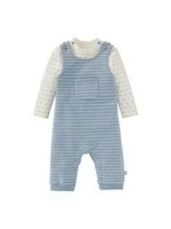 Großhandel ❤️ Bekleidung Bornino 2-tlg. Set Latzhose Und 👚 Shirt In Blau Günstig Kaufen 🔥