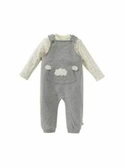 Top 10 ✔️ Bekleidung Bornino 2-tlg. Set Latzhose Und 👕 Shirt Langarm Schaf In Grau Günstig Kaufen 🥰