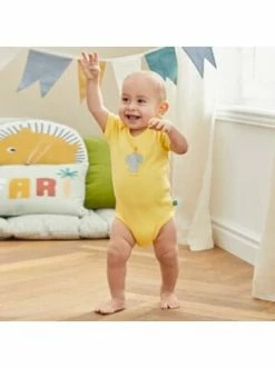 Neu 👍 Bekleidung Bornino 2er-Pack Bodys Kurzarm Elefant Giraffe In Gelb Günstig Kaufen 🔔 -Günstiges bornino Geschäft bornino 2er pack bodys kurzarm elefant giraffe in gelb 9