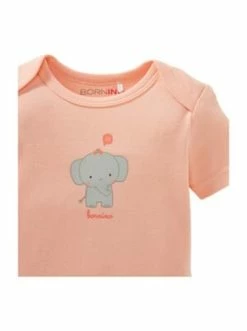 Aktion 🤩 Bekleidung Bornino 2er-Pack Bodys Kurzarm Elefant Giraffe In Mehrfarbig Günstig Kaufen 🎁 -Günstiges bornino Geschäft bornino 2er pack bodys kurzarm elefant giraffe in mehrfarbig 3