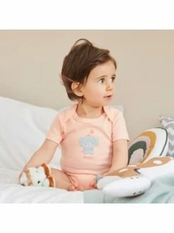 Aktion 🤩 Bekleidung Bornino 2er-Pack Bodys Kurzarm Elefant Giraffe In Mehrfarbig Günstig Kaufen 🎁 -Günstiges bornino Geschäft bornino 2er pack bodys kurzarm elefant giraffe in mehrfarbig 7