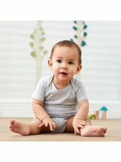 Rabatt ⌛ Bekleidung Bornino 2er-Pack Bodys Kurzarm In Grau Günstig Kaufen 😍 -Günstiges bornino Geschäft bornino 2er pack bodys kurzarm in grau 4