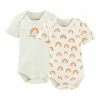 Großhandel ❤️ Bekleidung Bornino 2er-Pack Bodys Kurzarm In Mehrfarbig Günstig Kaufen 🎉