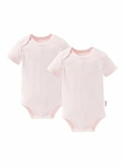 Aktion 😉 Bekleidung Bornino 2er-Pack Bodys Kurzarm In Rosa Günstig Kaufen 😉