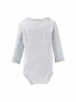 Am billigsten 👏 Bekleidung Bornino 2er-Pack Bodys Langarm In Grau Günstig Kaufen 🔔 -Günstiges bornino Geschäft bornino 2er pack bodys langarm in grau 2