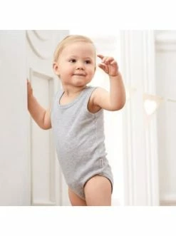 Rabatt 🤩 Bekleidung Bornino 2er-Pack Bodys Ohne Arm In Grau Günstig Kaufen 🔔 -Günstiges bornino Geschäft bornino 2er pack bodys ohne arm in grau 4