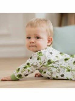 Angebote ✔️ Bekleidung Bornino 2er-Pack Schlafoveralls Elefant In Grün Günstig Kaufen 🎁 -Günstiges bornino Geschäft bornino 2er pack schlafoveralls elefant in grun 4