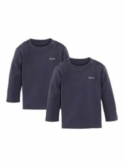Neu ✔️ Bekleidung Bornino 2er-Pack 👕 Shirts Langarm In Blau Günstig Kaufen 😍