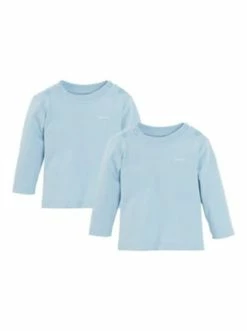 Am billigsten ⌛ Bekleidung Bornino 2er-Pack 👚 Shirts Langarm In Hellblau Günstig Kaufen ✔️
