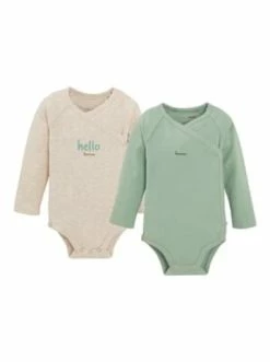 Rabatt 🔔 Bekleidung Bornino 2er-Pack Wickelbodys Langarm Hello In Mehrfarbig Günstig Kaufen ❤️