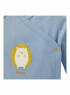 Großhandel 🤩 Bekleidung Bornino 2er-Pack Wickelbodys Langarm Waldtiere In Blau Günstig Kaufen ✔️ -Günstiges bornino Geschäft bornino 2er pack wickelbodys langarm waldtiere in blau 3