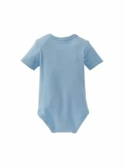 Brandneu 🔥 Bekleidung Bornino 3er-Pack Bodys Kurzarm In Blau Günstig Kaufen ⌛ -Günstiges bornino Geschäft bornino 3er pack bodys kurzarm in blau 2