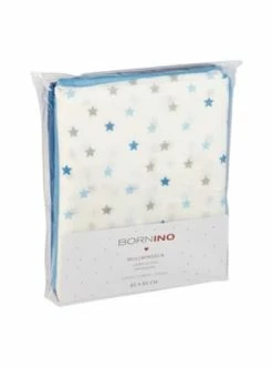 Brandneu ⭐ Pflege Bornino 3er-Pack Mullwindeln 80x80 Cm In Blau Günstig Kaufen 🥰 -Günstiges bornino Geschäft bornino 3er pack mullwindeln 80x80 cm in blau 3