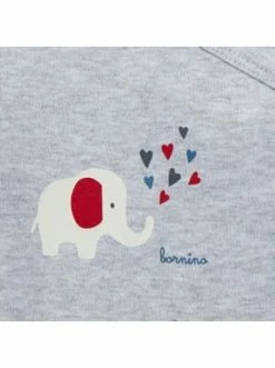 Coupon 👍 Bekleidung Bornino 3er-Pack Wickelbodys Langarm Elefant In Grau Günstig Kaufen 🔥 -Günstiges bornino Geschäft bornino 3er pack wickelbodys langarm elefant in grau 5