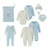 Bestes Angebot 🥰 Bekleidung Bornino 8-tlg. Erstausstattungsset In Blau Günstig Kaufen 🛒 -Günstiges bornino Geschäft bornino 8 tlg erstausstattungsset in blau