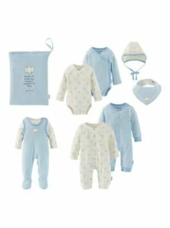 Bestes Angebot 🥰 Bekleidung Bornino 8-tlg. Erstausstattungsset In Blau Günstig Kaufen 🛒