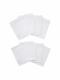 Aktion 🧨 Bad Bornino 8er-Pack Mullwaschlappen 15x20 Cm In Weiß Günstig Kaufen ❤️