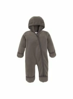 Großhandel 😀 Bekleidung Bornino Fleece-Overall Mit Kapuze In Grau Günstig Kaufen 🎉