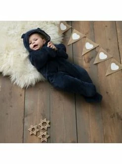 Neu 💯 Bekleidung Bornino Plüschoverall In Blau Günstig Kaufen 🔔 -Günstiges bornino Geschäft bornino pluschoverall in blau 3