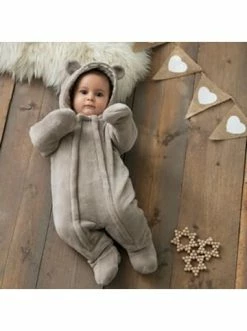 Schlussverkauf ✨ Bekleidung Bornino Plüschoverall In Braun Günstig Kaufen 🥰 -Günstiges bornino Geschäft bornino pluschoverall in braun 3