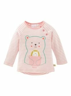 Bestes Angebot 🧨 Bekleidung Bornino Raglanshirt Langarm Bär Igel In Rosa Günstig Kaufen 🔔