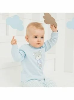 Am billigsten 🎁 Bekleidung Bornino Schlafanzug Lang In Hellblau Günstig Kaufen ⭐ -Günstiges bornino Geschäft bornino schlafanzug lang in hellblau 2