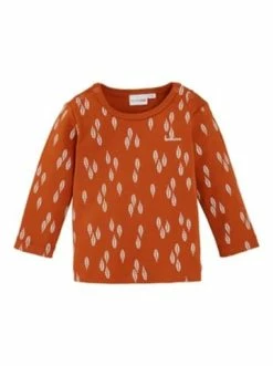 Rabatt ✔️ Bekleidung Bornino 👕 Shirt Langarm Blätter In Orange Günstig Kaufen 💯