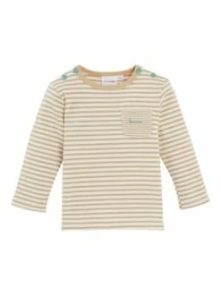 Budget ⭐ Bekleidung Bornino 👚 Shirt Langarm Ringel In Braun Günstig Kaufen 😍