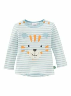 Bestpreis 😀 Bekleidung Bornino 👚 Shirt Langarm Tiger In Blau Günstig Kaufen 🎁