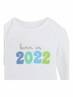 Am billigsten 😍 Bekleidung Bornino Sprüchebody Langarm Born In 2022 In Weiß Günstig Kaufen ✨ -Günstiges bornino Geschäft bornino spruchebody langarm born in 2022 in weiss 2