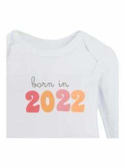 Auslauf 🛒 Bekleidung Bornino Sprüchebody Langarm Born In 2022 In Weiß Günstig Kaufen 🎉 -Günstiges bornino Geschäft bornino spruchebody langarm born in 2022 in weiss 5