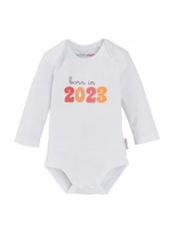 Budget 🎉 Bekleidung Bornino Sprüchebody Langarm Born In 2023 In Weiß Günstig Kaufen 🛒