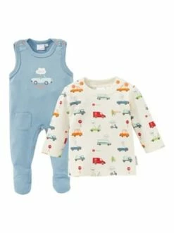 Bester Verkauf 🧨 Bekleidung Bornino Strampler-Set Auto In Blau Günstig Kaufen 😍 -Günstiges bornino Geschäft bornino strampler set auto in blau 2