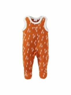 Schlussverkauf 👏 Bekleidung Bornino Strampler-Set Blätter In Orange Günstig Kaufen ✨ -Günstiges bornino Geschäft bornino strampler set blatter in orange 3