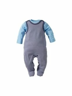 Budget ❤️ Bekleidung Bornino Strampler-Set In Blau Günstig Kaufen ⭐