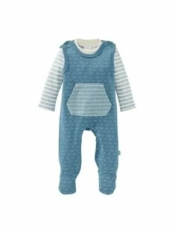 Budget 🥰 Bekleidung Bornino Strampler-Set In Blau Günstig Kaufen 😀