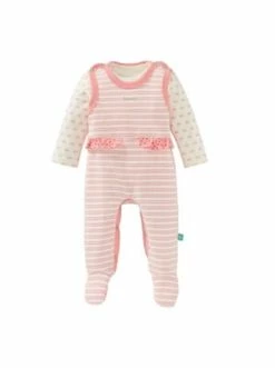 Neu 😀 Bekleidung Bornino Strampler-Set In Rosa Günstig Kaufen 🎉