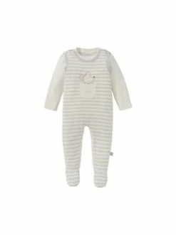 Auslauf ❤️ Bekleidung Bornino Strampler-Set Maus In Natur Günstig Kaufen 🛒