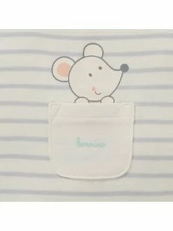 Auslauf ❤️ Bekleidung Bornino Strampler-Set Maus In Natur Günstig Kaufen 🛒 -Günstiges bornino Geschäft bornino strampler set maus in natur 4