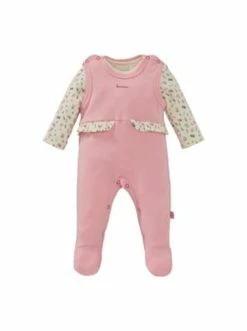 Brandneu 👏 Bekleidung Bornino Strampler-Set Mit Body Blumen Schmetterlinge In Mehrfarbig Günstig Kaufen 🎁