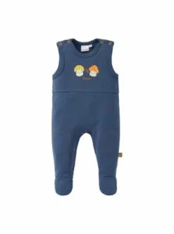 Bester Verkauf 👍 Bekleidung Bornino Strampler-Set Pilze In Blau Günstig Kaufen 🎁 -Günstiges bornino Geschäft bornino strampler set pilze in blau 3