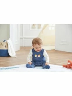 Bester Verkauf 👍 Bekleidung Bornino Strampler-Set Pilze In Blau Günstig Kaufen 🎁 -Günstiges bornino Geschäft bornino strampler set pilze in blau 9