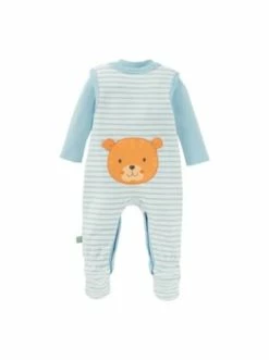 Neu 🥰 Bekleidung Bornino Strampler-Set Tiger In Blau Günstig Kaufen 🎁 -Günstiges bornino Geschäft bornino strampler set tiger in blau 2