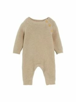 Bestpreis 🔥 Bekleidung Bornino Strickoverall Langarm In Beige Günstig Kaufen 🌟