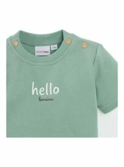 Beste Bewertungen von 😉 Bekleidung Bornino T-Shirt Hello In Grün Günstig Kaufen 🎁 -Günstiges bornino Geschäft bornino t shirt hello in grun 2