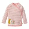 Auslauf 👍 Bekleidung Bornino Wickelshirt Langarm Igel Maus In Rosa Günstig Kaufen 👏