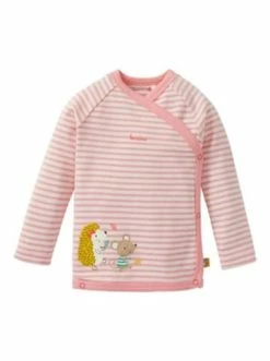 Auslauf 👍 Bekleidung Bornino Wickelshirt Langarm Igel Maus In Rosa Günstig Kaufen 👏