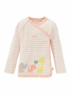 Brandneu 🧨 Bekleidung Bornino Wickelshirt Langarm Tiere In Rosa Günstig Kaufen 🎁